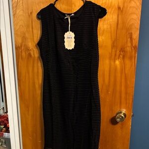 Elegant Black Sleeveless Dress